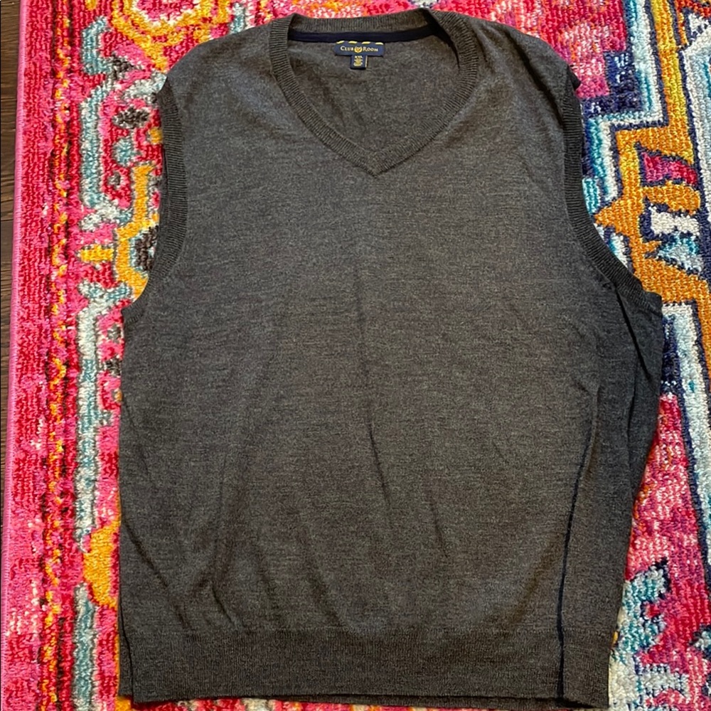 Gray Men’s Sweater Vest XXL